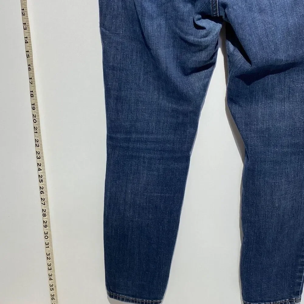 Old Navy Rockstar Women's Mid-Rise Tapered Denim Jeans Blue Size‎ 12